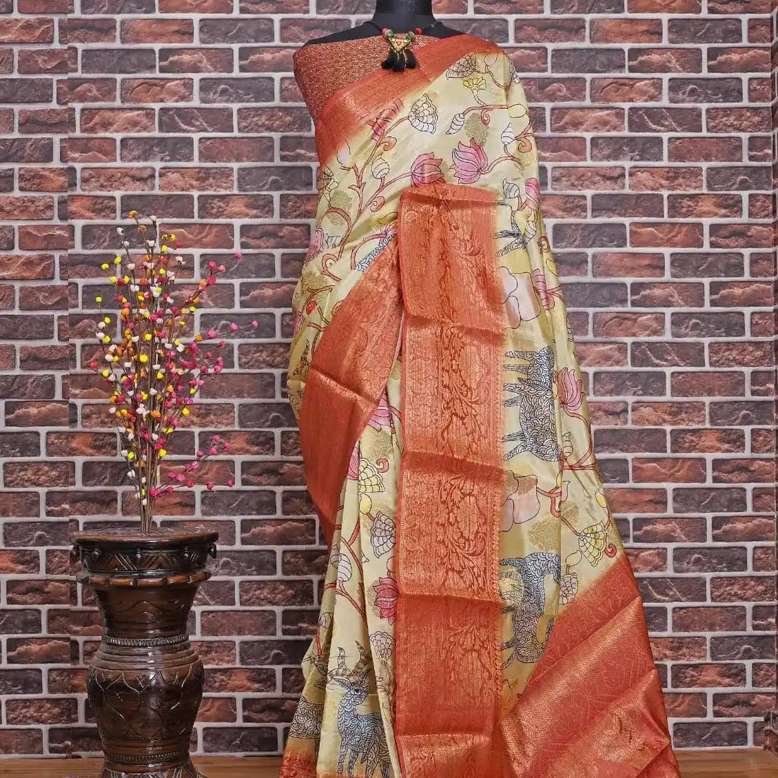 New Bollywood Designer Saree lanciato * tessuti: Heavy Bambu Silk SAREES 5.50 MTR Beautiful Soft Heavy Bambu Silk zari