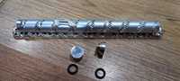 Mezuzah artisanale en argent, Mezuzah de Jérusalem peinte en argent antique, étui à mezuzah en argent, vente flash, mezuzah en argent de haute qualité