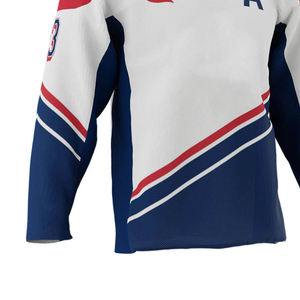 Sweat-shirts d'équipe de hockey en polyester, maillot de hockey vierge, achat en gros, maillot de hockey sur glace vierge personnalisé - Product Image 5