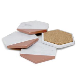 Sous-verres carrés et ronds en bois de mangue, de différents designs et formes, disponibles en gros et au prix d'usine en provenance d'Inde, lot de 4 - Product Image 6