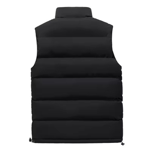 Chaqueta de Invierno para Hombre con Capucha, Acolchada, de Alta Calidad a Precio Económico, con Logotipo Personalizado en la Parte Delantera, Negra, Impermeable, Resistente al Viento y Reversible - Product Image 3