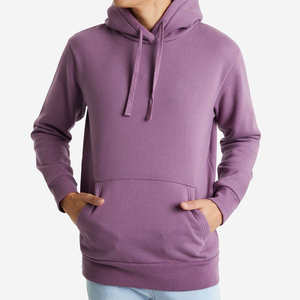 Pull confortable et respirant personnalisé votre propre logo avec poche kangourou sweats à capuche basiques coton mélangé tenue décontracté - Product Image 6