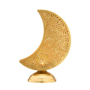 Fantastique Design Or Métal Lune Forme Bougeoir En Gros Photophore Stand Maison Restaurants et Événements Utilisation au Meilleur Prix - Product Image 6