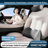 Coussin de siège de bureau ergonomique avec soutien lombaire en mousse à mémoire de forme pour le confort du dos en voiture et en chaise lors de longues périodes assises