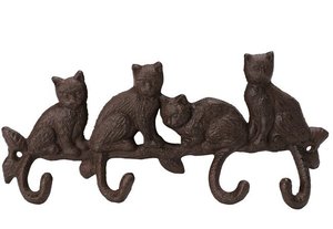 Les plus tendances en fonte d'aluminium 4-Walkies porte-serviettes de bain crochets métalliques montables pour porte murale usage domestique vêtements multifonctionnels - Product Image 3