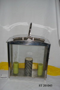 Lanternes de maison et de jardin composées d'acier inoxydable et de fer et de bois avec des supports et des supports de T-light dans les finitions multiples au besoin - Product Image 6