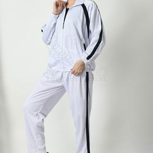 Ensemble de survêtement décontracté pour femmes, hiver, uni, 2 pièces, avec couleur et logo personnalisables, 100% polyester, pour activités de plein air - Product Image 3