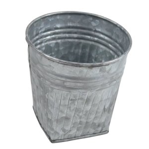 Macetas clásicas de flores de Metal galvanizado, forma ovalada para granja, jardín al aire libre, jardineras decorativas hechas a mano - Product Image 4