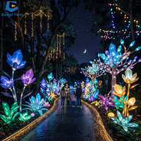 Installation de Festival Lumineux Jardin Botanique : Attraction Forêt Champignon Enchantée pour Expérience Nocturne en Extérieur au Zoo et au Parc