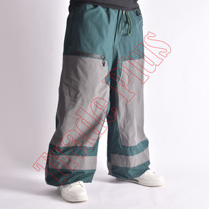 Pantalón deportivo de cintura alta para hombres y mujeres hecho de poliéster invierno al aire libre cálido nieve esquí pantalones cintura ajustable pantalones de nieve - Product Image 6