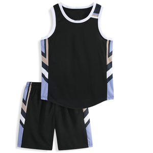 Uniforme de Baloncesto Juvenil Transpirable de Malla de Poliéster Puro con Diseño Sublimado, Conjuntos de Tallas Grandes, Jersey de Calidad, Ropa de Baloncesto OEM - Product Image 1