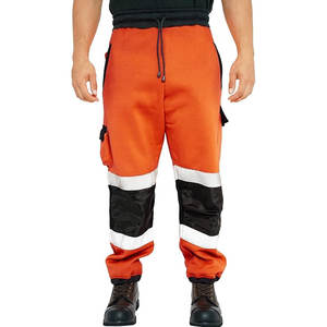 <b>Hi</b> <b>Vis</b> Cargo Reflective Work <b>Pants</b> High Quality Safety Work <b>Pants</b> Trousers Multi Pockets Customized <b>Pants</b> - Product Image 1
