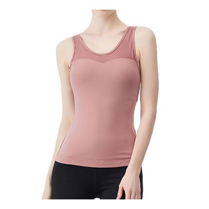 Camiseta sin Mangas de Alta Calidad para Mujer, Ropa Deportiva, Satén, para Gimnasio, Fitness, con Logotipo Personalizado en la Parte Delantera, Chaleco de Verano - Product Image 1
