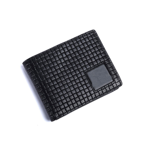 Carteras cortas de cuero genuino 100% para hombres de buena calidad de cuero real profesional hecho a medida en Pakistán tipo de cierre abierto - Product Image 1