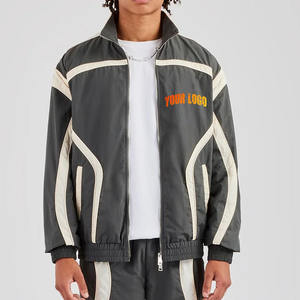 Chaqueta Cortavientos para Hombre Talla XL, Personalizable, Color Sólido, Ropa de Invierno, Precio de Fábrica, Traje Deportivo de Talla Grande a la Moda - Product Image 4