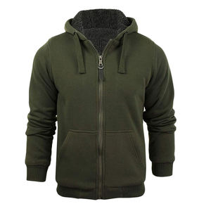 Premium Quality Men's <b>Full</b> <b>Zip</b> <b>Hoodie</b> Wholesale Casual Blank with Customizable Logo Winter Plain Dyed Clothing <b>Hoodie</b> for Men - Product Image 1