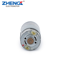 Mini moteur à engrenages CC 28 mm 12 V/24 V 10 tr/min à balais de charbon, efficacité IE3 pour distributeurs automatiques, ventilateurs et applications domotiques