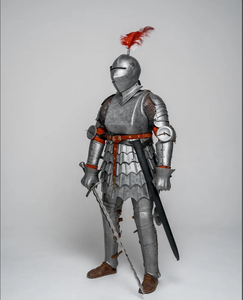 Armure de chevalier du 15ème siècle 2024 Meilleure vente Costume d'armure de chevalier templier de haute qualité | Knights Crusader - Product Image 1