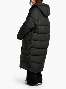 Haute qualité grande taille longue longueur coton vierge rembourré coupe-vent doudoune pour femmes tenue décontracté chaud veste d'hiver - Product Image 4