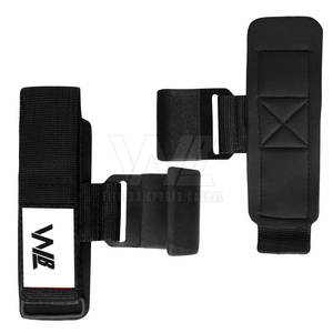 Ganchos de levantamiento de pesas de neopreno de alta resistencia personalizados Soporte de fitness de alta calidad con características ajustables Último diseño - Product Image 2