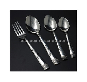 Juego de cubiertos de acero inoxidable personalizado Cubiertos de metal fabulosos para ocasiones de boda Utensilios de cocina Vajilla para exportación - Product Image 4
