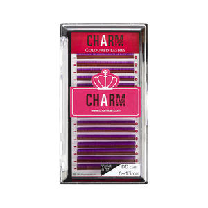 CharmLash cils en gros extensions de cils individuelles étuis à cils emballage personnalisé diverses nuances multicolores confortables - Product Image 5