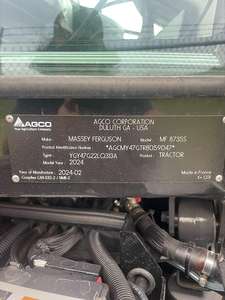 Tracteur Massey Ferguson 2024 8735: force, précision et confort inégalés - Product Image 5