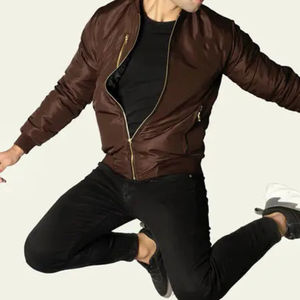 <b>Men's</b> Lightweight Bomber <b>Jacket</b> for <b>Men</b> Slim Fit <b>Thin</b> Casual Flight <b>Jackets</b> Best Selling Bomber <b>Jacket</b> Wholesale with OEM - Product Image 6