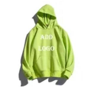 Pull à capuche unisexe avec logo personnalisé en gros, chaud, surdimensionné, imprimé en relief, sublimation, sweats à capuche Streetwear sport pour hommes - Product Image 6