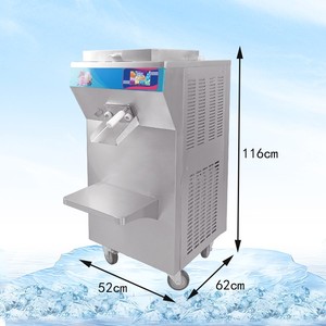 Machine à glace dure commerciale ICM-102 36-48L/H, congélateur vertical en acier inoxydable 220V pour gelato, fruits et lait - Product Image 3