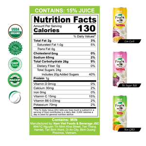 เครื่องดื่มนมธรรมชาติบรรจุกระป๋อง325มล.: มังคุดส้มผลิตโดยปราศจากสับปะรดน้ำอัดลมผลิตฉลากส่วนตัว - Product Image 3