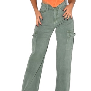 <b>Men's</b> Slim Fit Custom Mid Waist Straight Flat Front Women Winter Denim Jeans Breathable Quick Dry Windproof 100% Cotton 2026 - Product Image 1