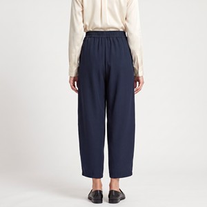 Pantaloni fluidi a lunghezza 7/8 con elastico in vita e tasche, taglia unica, adatti alle taglie 38–44 - Product Image 2