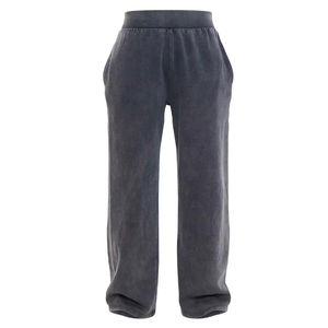 Pantalon de jogging évasé en molleton de coton pour femme, coupe ample personnalisée avec devant plat, le plus vendu pour l'hiver – En promotion - Product Image 3