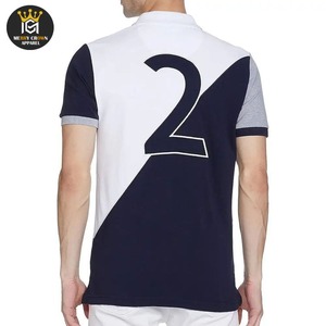 2025 última camiseta Polo con estampado de logotipo personalizado precio de venta al por mayor 100% camiseta Polo de algodón para hombre - Product Image 2