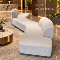 Canapé modulaire de bureau commercial pour hall d'accueil d'entreprise – Mobilier de projet – Fournisseur d'usine