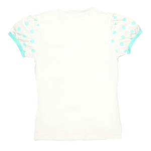 Camiseta estampada de media manga para niña - Blanca - Product Image 2