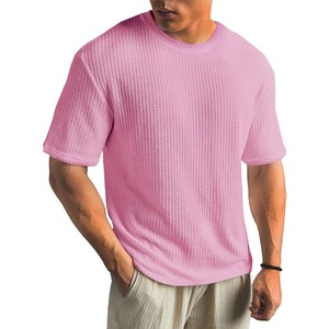 เสื้อยืด300 GSM น้ำหนักมากเสื้อยืดครอปสำหรับผู้ชายเสื้อยืดลายกรดบอซีฟิตมีโลโก้ออกแบบได้ตามต้องการ - Product Image 5