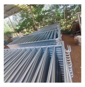 รั้วกั้นฝูงชนชั่วคราวแบบชุบสังกะสี รั้วกั้นฝูงชนแบบถอดประกอบได้ - Product Image 4