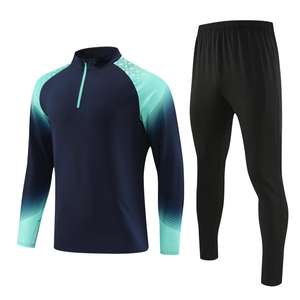 Ensemble <span class=keywords><strong>de</strong></span> sport d'entraînement pour homme personnalisé avec logo 2025, respirant, léger, veste <span class=keywords><strong>de</strong></span> jogging et pantalon, style vintage pour la course à pied estivale - Product Image 2