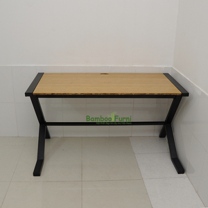 SB010a Japanese-Style <b>Simple</b> Bamboo and Wood Computer <b>Desk</b> with Legs 120x60x75 (cm) - Product Image 2