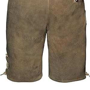 OEM Service Wholesale Custom Design Bavarian <b>Leather</b> <b>Shorts</b> High Breathable Fabric Private Label Pattern Decoration New Arrival - Product Image 5