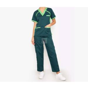 Venta caliente Hospital Uniformes Tops y pantalones de manga corta Clínica Personal Scrubs Uniformes - Product Image 2