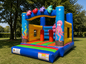 Parque Infantil Inflable Profesional de 3x3x3 m – Casa de Brinco de PVC – Uso Profesional en Interiores/Exteriores – Cumple con las Normas de la UE - Product Image 3