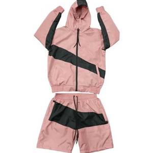 Ensemble de coupe-vent léger en nylon imperméable personnalisé de couleur contrastée Ensemble de coupe-vent imperméable deux pièces de qualité supérieure à vendre - Product Image 4