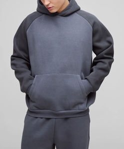 Nouvelle Arrivée 2026 – Ensemble 2 Pièces Homme Hip Hop en Polaire 100% Polyester Respirant, Coupe Oversize, Fermeture Éclair 1/4, Taille Élastique, Grammage Lourd - Product Image 5