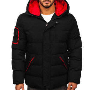 2026 Wholesale Custom Thick Padded Winter Men's <b>Fleece</b> Jacket Warm Plus Size Stand Collar Breathable - Product Image 2