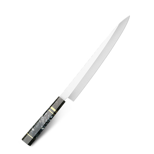 Cuchillo de chef hecho a mano Damasco profesional, venta al por mayor, cubiertos personalizados OEM ODM con hoja afilada fija para uso en la cocina - Product Image 3