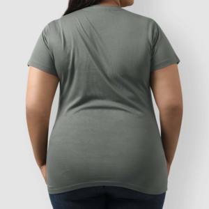 Premium Slim transpirable personalizado gota hombro mujer Camiseta larga suelta algodón Streetwear vestido para el verano - Product Image 2