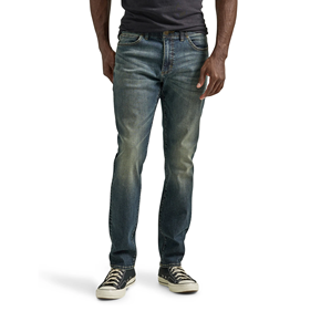 กางเกงยีนส์ซักได้สำหรับผู้ชายไซส์ใหญ่พิเศษกางเกงยีนส์ลำลองลายบางพอดีตัวสำหรับผู้ชาย BD - Product Image 5